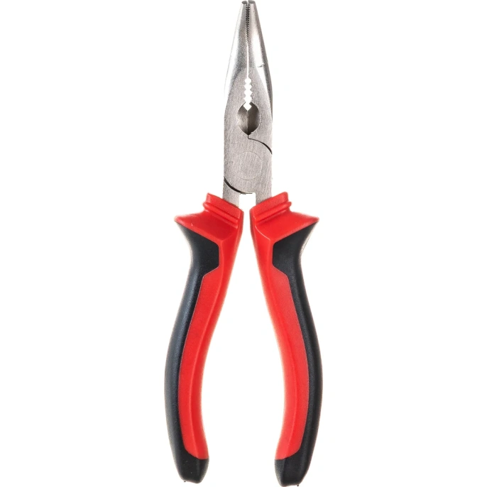 Плоскогубцы TLX 160 мм комбин. с декор. ручками удл. отогнут. губки JS21004-6 66369