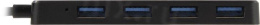 5bites HB34-310BK Концентратор 4*USB3.0 / USB PLUG / BLACK