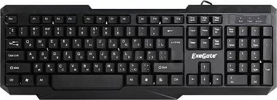 Клавиатура ExeGate LY-404 Black USB 104КЛ 264084