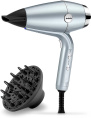 Фен BaByliss D773DE Голубой 2100 Вт, ионизация, независимая регулировка температуры, количество режимов: 6, количество температурных режимов: 3, количество скоростных режимов: 2, подача холодного воздуха, шнур