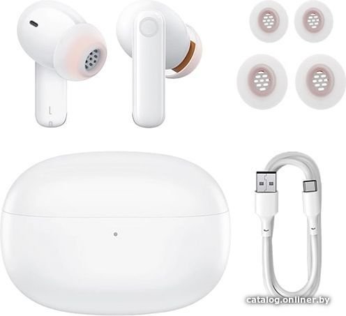 Наушники Baseus NGTW340102 Bowie MZ10 True Wireless Earphones White In-ear, Bluetooth 5.2, расстояние: 10м, 20 Hz - 20 kHz, емкость наушника: 35 мАч, емкость зарядного устройства