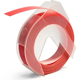 Лента Vell 5238-02 9 мм x 3 м, красная для Alpha и Dymo Omega 1 шт. 355879