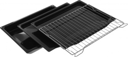 Духовой шкаф электрический Gorenje BPS6737E14BG,  77л,  дверца с 4 стеклами,  черный