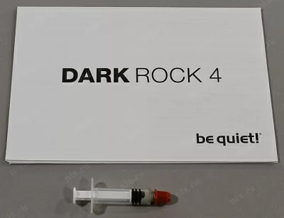 Охладитель be quiet! BK021 Dark Rock 4 (4пин1155/1366/2011-3/AM4-FM2+21.4дБ 1400об/м Al+теп.тр)
