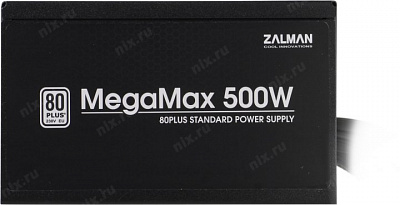 Блок питания Zalman ZM500-TXII Black 500W ATX (24+2x4+2x6/8пин)