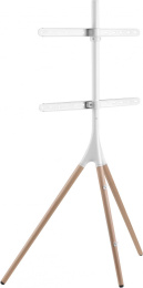 Подставка для телевизора Cactus CS-ST1246WTBCH белый/береза 45"-65" макс.32кг напольный