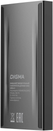 Накопитель SSD Digma USB3.2 Gen2x2 256GB DGSM8256G2MGG MEGA X 1.8" темно-серый