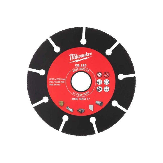 Диск карбидный по дереву и плаcтику CB 125x22.2 мм Milwaukee 4932492377