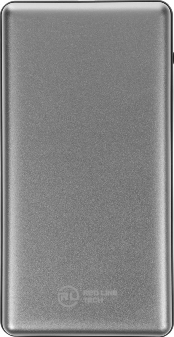 Внешний аккумулятор (Power Bank) Redline PDP-3A,  10000мAч,  серебристый [ут000018984]