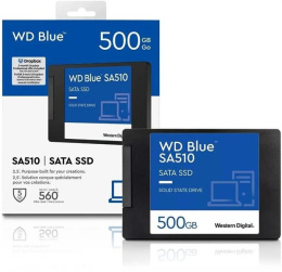 SSD накопитель WD Blue SA510 WDS500G3B0A 500ГБ, 2.5", SATA III, SATA