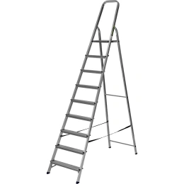 Алюминиевая стремянка СИБРТЕХ 9 ступеней 97719