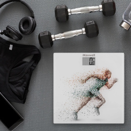 Напольные весы Maxwell MW-2667, до 150кг, цвет: белый