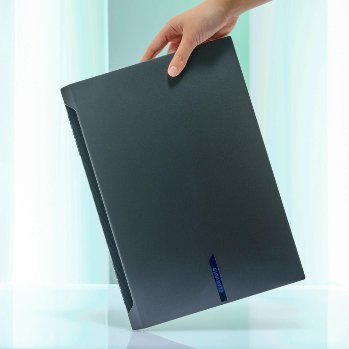Ноутбук Gigabyte Aero X16 1VH Ryzen AI 7 350 16Gb SSD512Gb NVIDIA GeForce RTX 5060 8Gb 16" IPS QHD+ 2560x1600 без ОС black WiFi BT Cam 1VH93KZC93AD