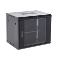 Rexant 04-0966-112 Настенный шкаф 19" 9U 600х600х501 ШхГхВ , дверь стекло, металлическая задняя стенка, боковые съемные стенки, RAL 9005
