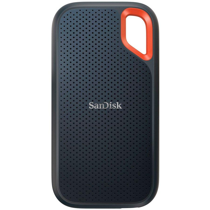 Твердотельный накопитель SSD SanDisk Extreme 4TB Portable SSD - up to 1050MB/s Read and 1000MB/s Write Speeds, USB 3.2 Gen 2, 2-meter drop protection and IP55 resistance SDSSDE61-4T00-G25