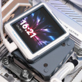 Водяное охлаждение для процессора/ Water Cooling System Thermalright Frozen Warframe 360 Ultra White Argb 360mm, White, ARGB/ Fans: 3x120mm, 70.84CFM, 29.8dBA, 2000RPM/ Pump height 60mm, 23dBA, 3000RPM, Rad thickness 27mm/ S: 1200, 1700, 1851, 2011, 2066