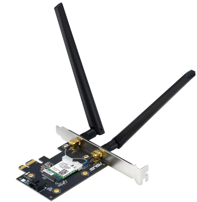 Сетевой адаптер ASUS PCE-BE6500/ ASUS PCE-BE6500 (90IG09G0-MO0B00)