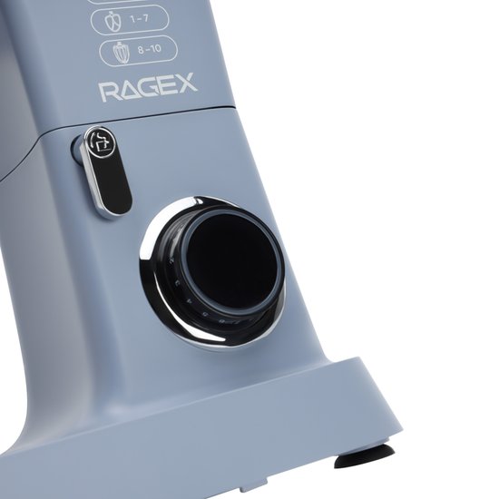 Кухонный комбайн 14 в 1 RAGEX R112, 4.5л, 1300Вт, цвет: 418 (ледяной голубой)