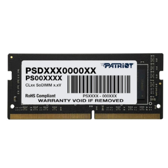 Оперативная память Patriot Signature PSD48G32002S DDR4 -  1x 8ГБ 3200МГц, для ноутбуков (SO-DIMM),  Ret