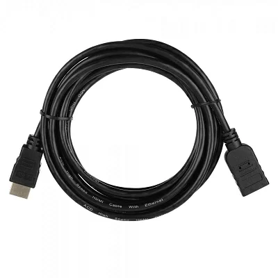 Кабель ACD-DHHF1-30B [ACD-DHHF1-30B] HDMI 1.4, Golden Plated,19m/19f, HDMI extension, Черный, 3м (742286)