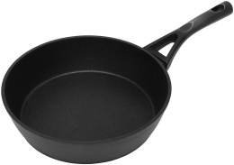 Сковорода Polaris Pro collection 28FP круглая 28см покрытие: Diamant-3X Pro ручка несъемная без крышки черный 016233