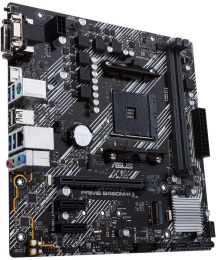 Материнская плата ASUS PRIME B450M-K II mATX, 226х221мм, AMD B450, 2xDDR4 DIMM, 4400MHz, до 64GB, звук Realtek ALC887/897 7.1, 4xSATA 6Gb/s port s , 1xPCIe 3.0 x16 x16 mode , 1xPCIe 3.0 x16 x8 mode , 1xPCIe 3.0 x16 x4 mode , 2xPCIe 2.0 x1