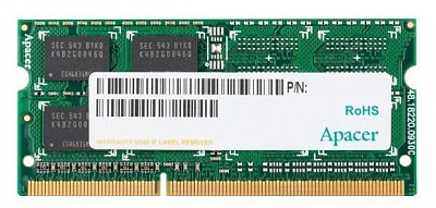 Apacer DDR3 SODIMM 4GB DS.04G2K.KAM PC3-12800, 1600MHz