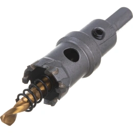 Коронка твердосплавная по металлу 22 мм DENZEL 724004