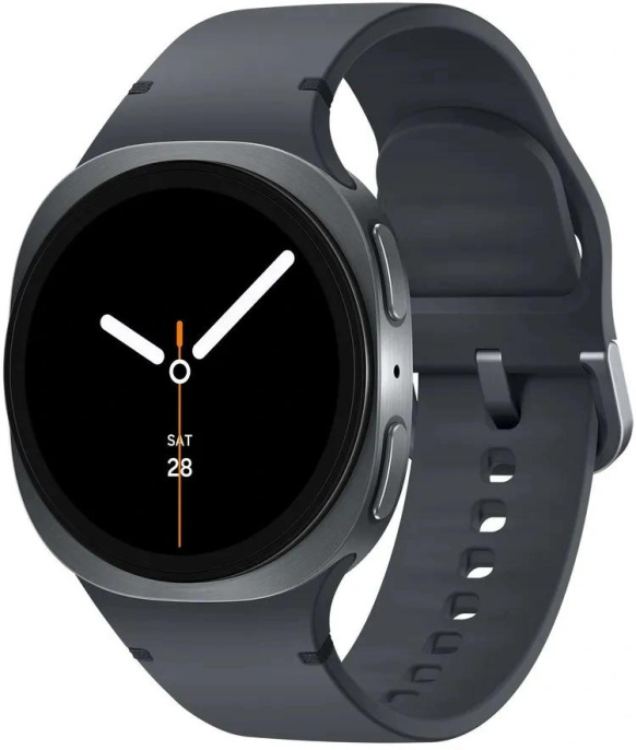 Смарт-часы Samsung Galaxy Watch 8 LTE 40мм,  1.34",  с SIM,  графитовый