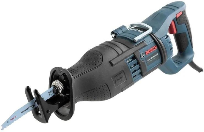 Сабельная пила BOSCH GSA 1300 PCE в чем. + 2 пильных полотна 060164E200