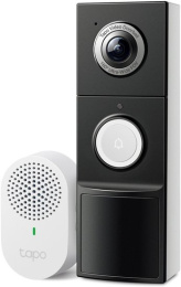 Умный дверной звонок TP-Link Tapo D235  датчик освещенности/движения (PIR), подключение к Wi-Fi, соединение Wi-Fi, управление через Amazon Alexa/Google Home/TP-Link Tapo, размещение уличное/внутри помещения, питание: сеть 100-240В/USB 5В/аккумулятор, голо