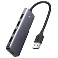 Хаб UGREEN CM219 50985 4-Ports USB A 3.0 Hub. Цвет: серый
