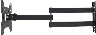 Кронштейн для телевизора Kromax OPTIMA-408 черный 22"-65" макс.30кг настенный поворотно-выдвижной и наклонный