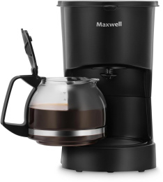 Кофеварка Maxwell MW-1657 BK, капельная, черный