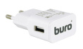 Сетевое зарядное устройство Buro TJ-159w, USB-A, 10.5Вт, 2.1A, белый
