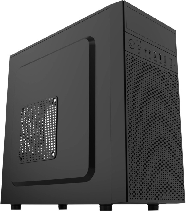 Корпус Mid Tower SuperPower M2, 2xUSB2.0, 2xUSB3.0, USB Type-C, 12cm, 500W, mATX