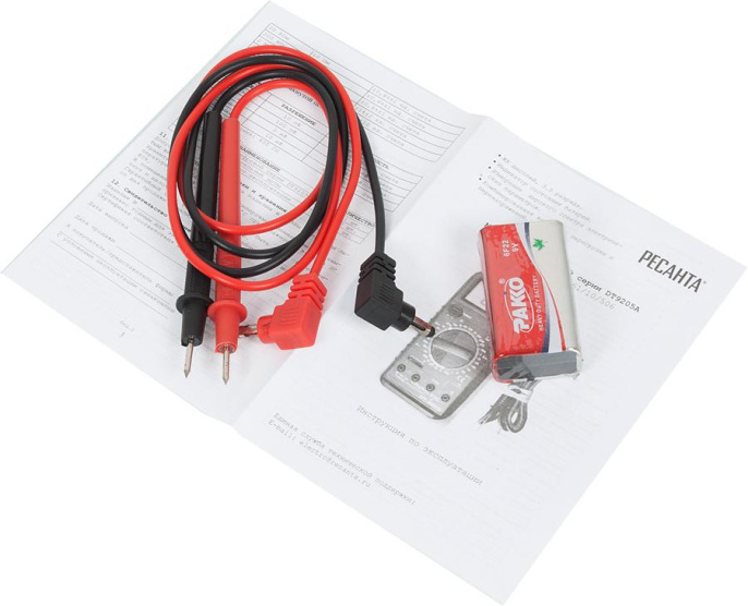 Мультиметр цифровой Ресанта DT 9205A, ручной