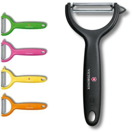 Овощечистка для овощей и фруктов Victorinox Tomato and Kiwi черный упак.:европодвес 7.6079