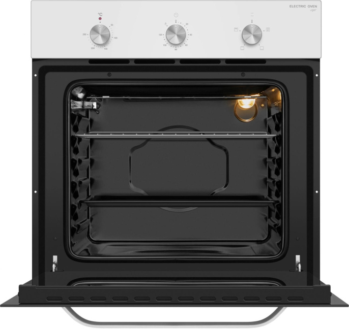 Духовой шкаф электрический MEFERI Light MEO604WH,  65л,  дверца с 2 стеклами,  белый