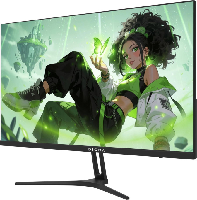 23.8" Монитор Digma Overdrive 24P411F,  1920x1080,  IPS,  180Гц,  1хHDMI,  1хDP,  черный