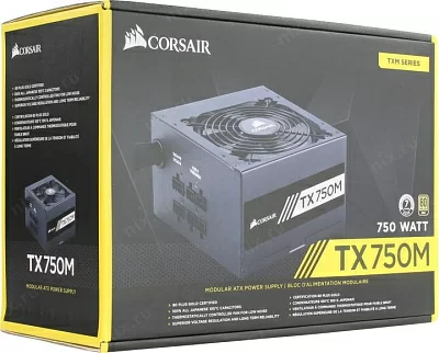Блок питания Corsair TX750M CP-9020131-EU 750W ATX (24+2х4+4x6/8пин) Cable Management