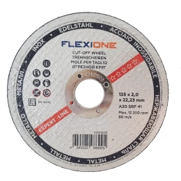 Отрезной круг по металлу/нержавейке тип 41 Expert 125x2х22.23 мм Flexione 10001608
