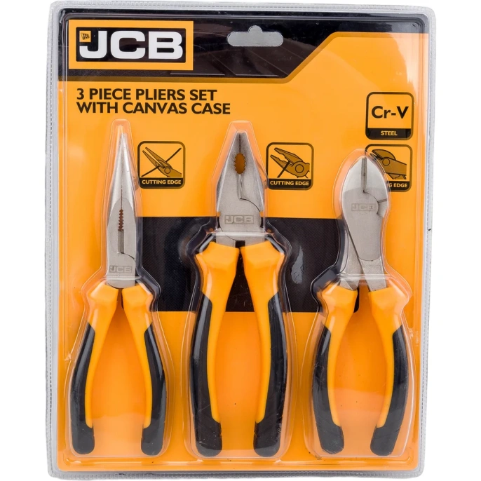 Набор губцевого инструмента JCB 3 предмета JPL016