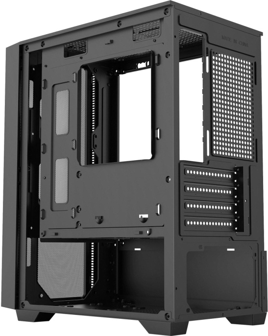 Корпус mATX Oklick OCC-MN307, Mini-Tower, без БП,  черный