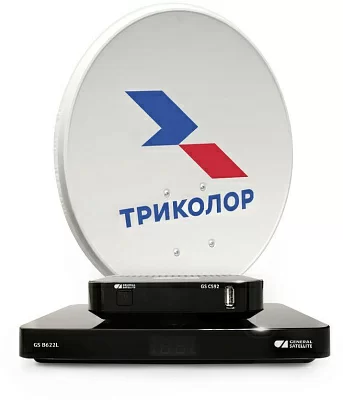 Комплект спутникового телевидения Триколор Ultra HD GS B622L/С592 черный