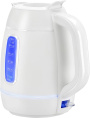 Чайник электрический Polaris PWK 0723DDW 1.7л. 2400Вт белый корпус: пластик