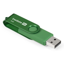 USB-флеш накопитель ExeGate Jet 8GB зеленый USB2.0, 480Mbps, пластик/металл EX302036RUS