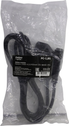 Кабель питания ExeGate Special PC-1.8S-Schuko У - C13/3x0.5 Евровилка угловая Schuko- C13, 3*0.5mm2, CCA, черный, 1.8м ES280999RUS