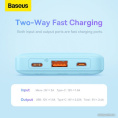 Портативное зарядное устройство Baseus P10022801313-00 Airpow Fast Charge 10000mAh 20W Galaxy Blue
