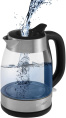 Чайник электрический Polaris PWK 1817CGL, 1.8л, Металл/стекло/пластик